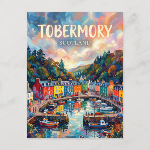 Tobermory Schottland Postkarte