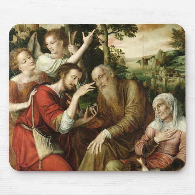 Tobias, der die Blindheit seines Vaters, 1563 Mousepad (Vorne)