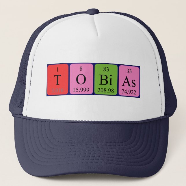 Tobias Periodischer Tabellenname Truckerkappe (Vorderseite)