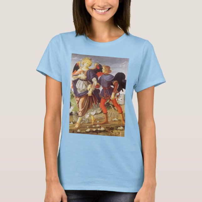 Tobias und der Engel von Andrea del Verrocchio T-Shirt (Vorderseite)