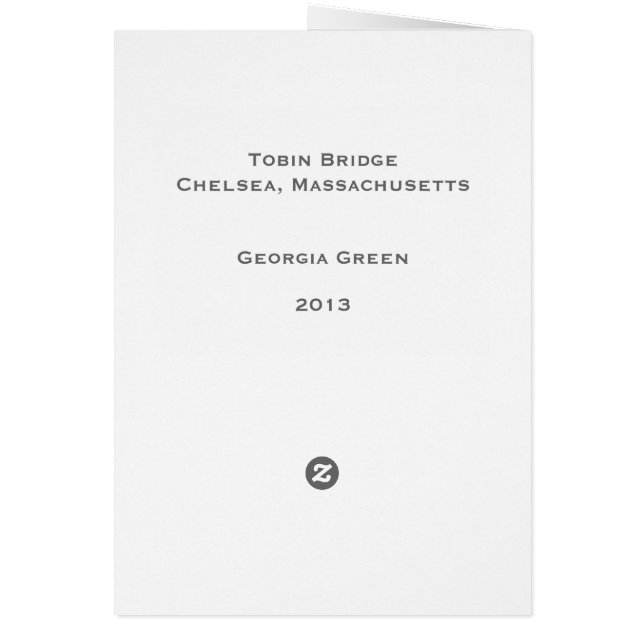 Tobin Bridge, Chelsea, Massachusetts (Hinten)