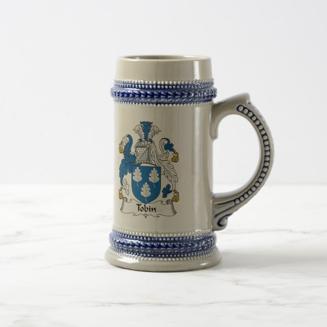 Tobin Familienwappen Bierglas (Rechts)