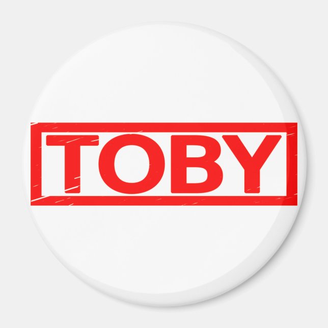 Toby Briefmarke Magnet (Vorne)