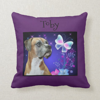 Toby der Boxer Kissen