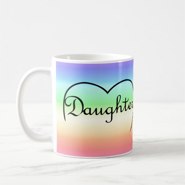 Tochenkernregenbogen Kaffeetasse (Links)