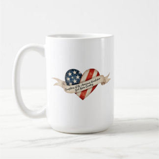 Töchter Amerikanische Revolution Gott Heimat Land Kaffeetasse