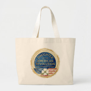 Tochter der American Revolution Patriot USA Jumbo Stoffbeutel