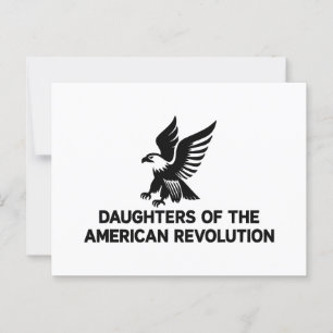 Töchter der Amerikanischen Revolution Nachfahrin P Postkarte