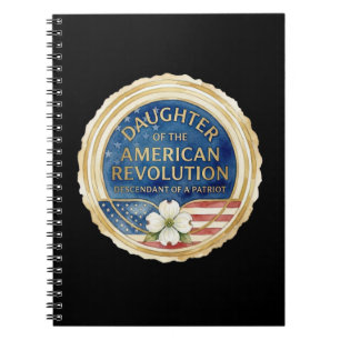 Töchter der Amerikanischen Revolution Patriot USA Notizblock