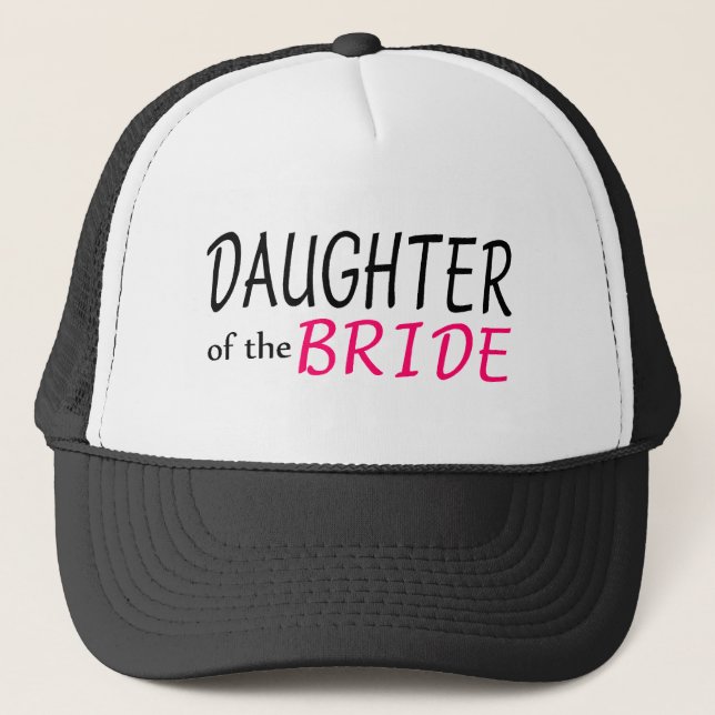 Tochter der Braut Truckerkappe (Vorderseite)