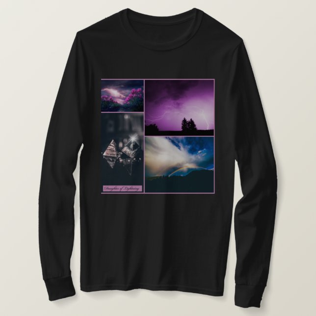 Tochter des Blitzers BLKLong T-Shirt (Design vorne)