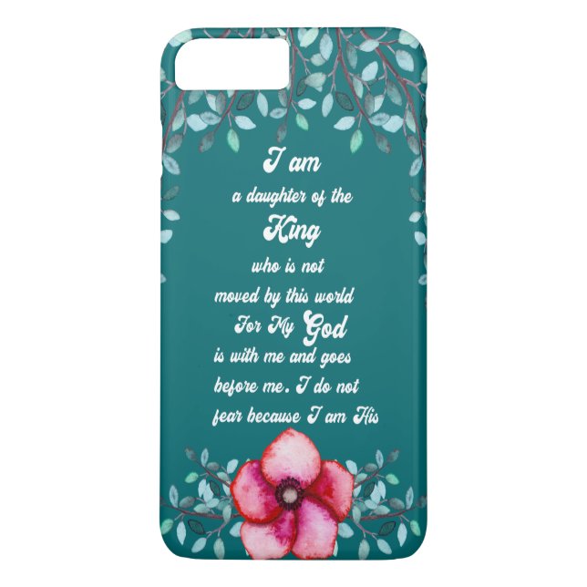 Tochter des Königs Christian Inspirational Case-Mate iPhone Hülle (Rückseite)