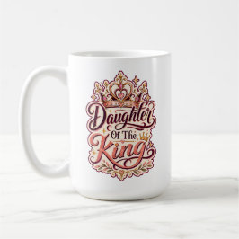 Tochter des Königs Christliches Design auf Glauben Kaffeetasse