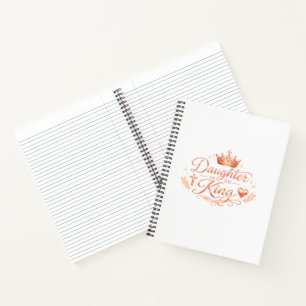 Tochter des Königs • Christliches Journal (Rose Go Notizbuch