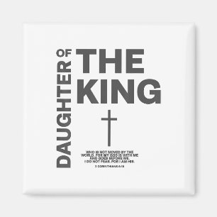 Tochter des Königs Jesus, Christliche Frau Magnet