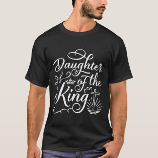 Tochter des Königs Jesus Royalty Crown Christlich T-Shirt