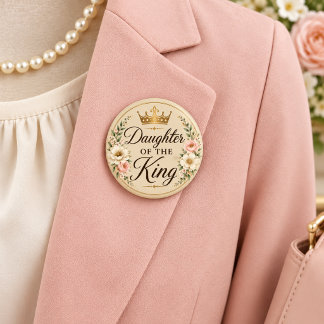 Tochter-des-Königs-Runde Button