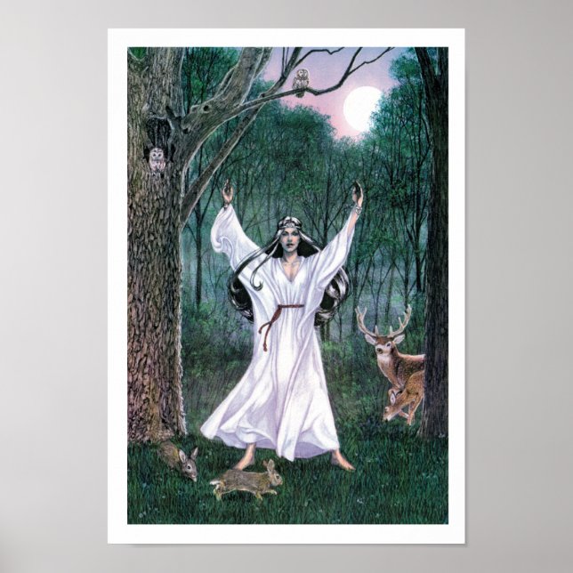 Tochter des Mondes - Print oder Poster (Vorne)