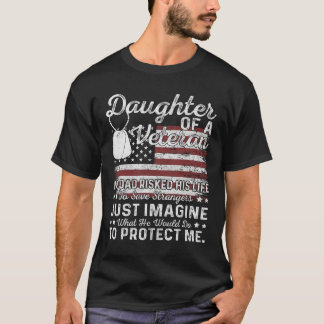 Tochter einer patriotischen Veteranenfamilie T-Shirt