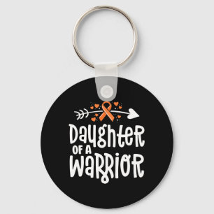 Tochter eines Warrior-Geschenks Familie Leukämie K Schlüsselanhänger