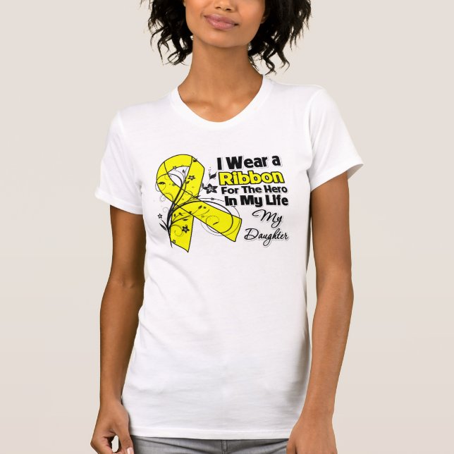 Tochter-Held in meinem Leben-Sarkom T-Shirt (Vorderseite)