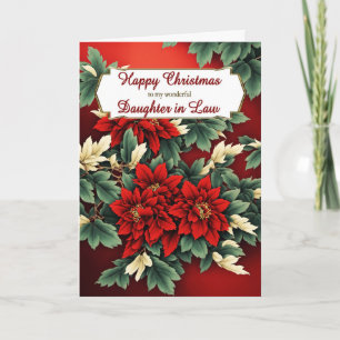 Tochter im Gesetz Weihnachten Poinsettias