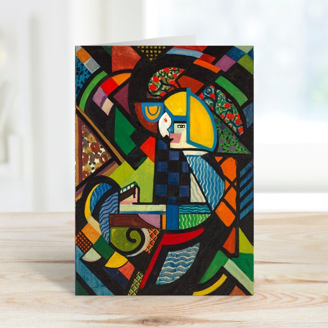 Tochter in einem Rocker | Henry Lyman Saően Karte (Von Creator hochgeladen)