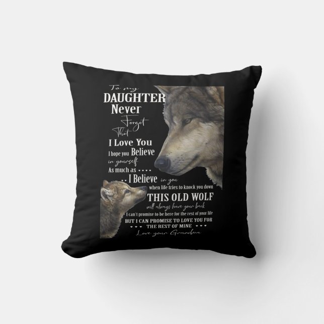 Tochter Kissen (Vorderseite)