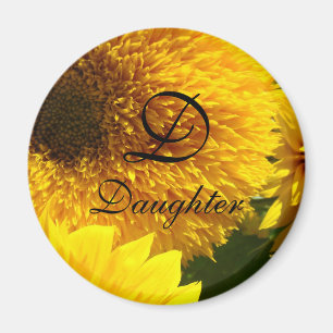 Tochter Magnet Gelbe Sonnenblumen Geschenke Monogr