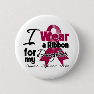 Tochter - Multiples Myelom Ribbon Button