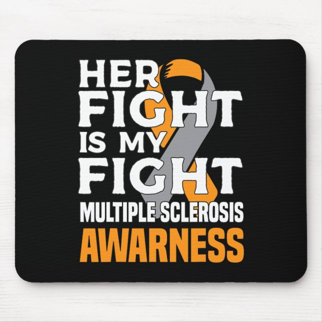 Tochter Mutter Multiple Sklerose Bewusstsein Fraue Mousepad (Vorne)