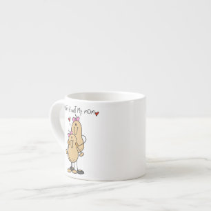 Tochter - Nüsse wegen meiner Mutter T-Shirts und G Espressotasse