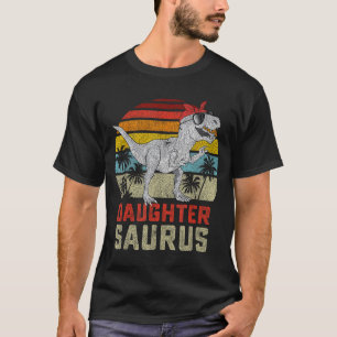 Töchter-Saurus-T-Rex-Dinosaurier-Tochter-Saurus-Fa T-Shirt
