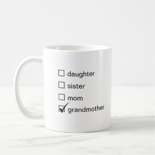 Tochter Schwester Mutter Großmutter Kaffeetasse