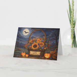 Tochter und Sohn im Gesetz Halloween Niedlich Karte