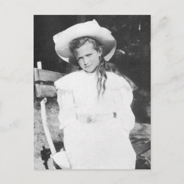 Tochter Zar von Russland, Großherzogin Maria Postc Postkarte (Vorderseite)