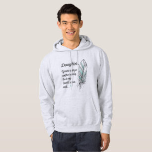 Töchtereien Wings waren durch mein Herz nicht ged Hoodie