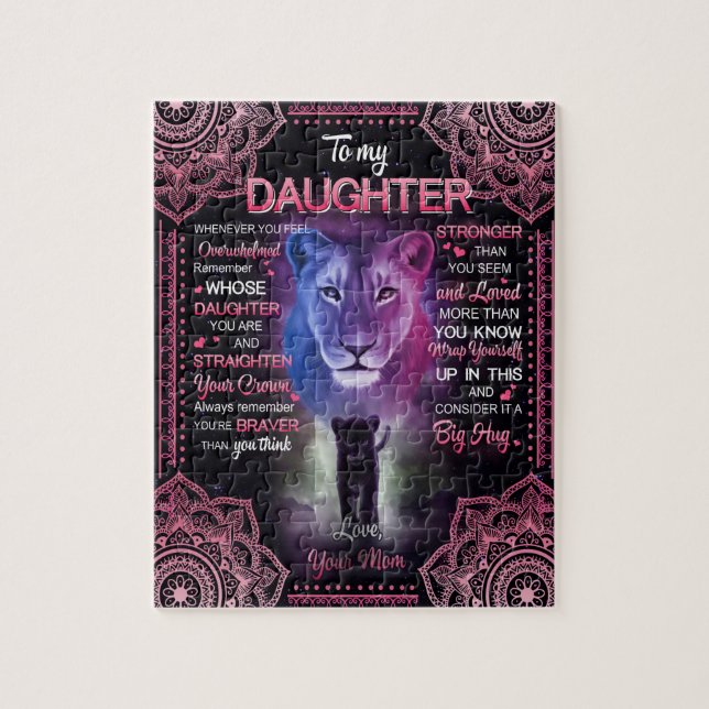 Tochtergeschenk | Brief an meine Tochter aus der M (Vertikal)