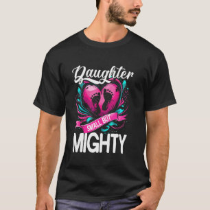 Töchterliche Bindung herzliche Nachricht Papa Mama T-Shirt