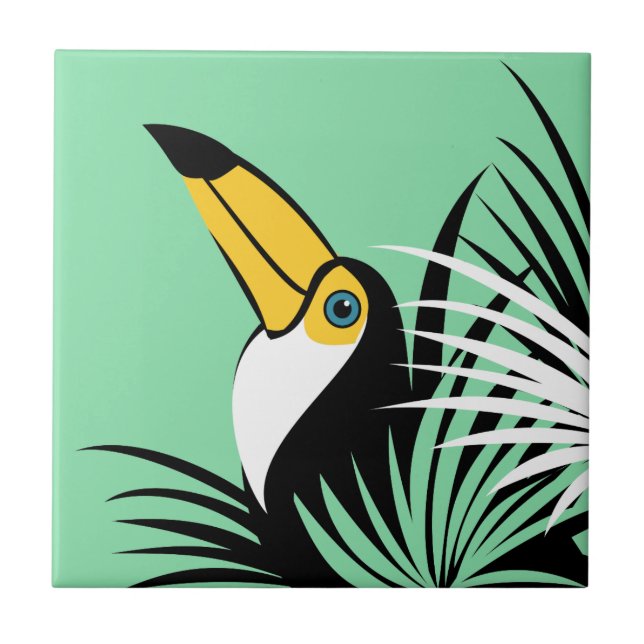 Toco Toucan Art Carreaux (Devant)
