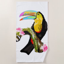 Toco Toucan Bird Beach Handtuch