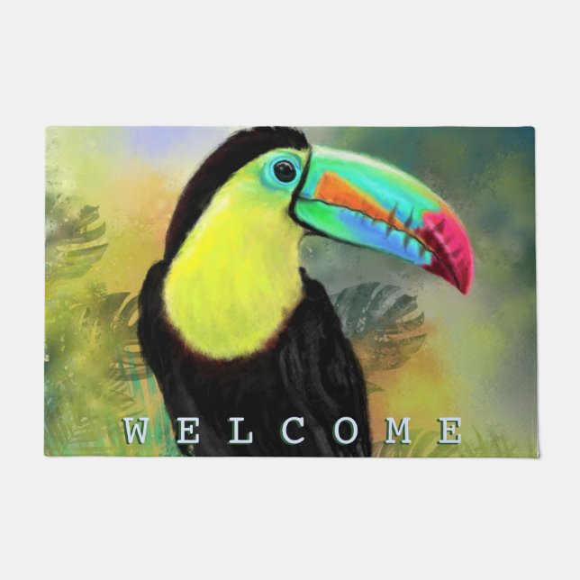 Toco Toucan Doormat Fußmatte (Vorderseite)