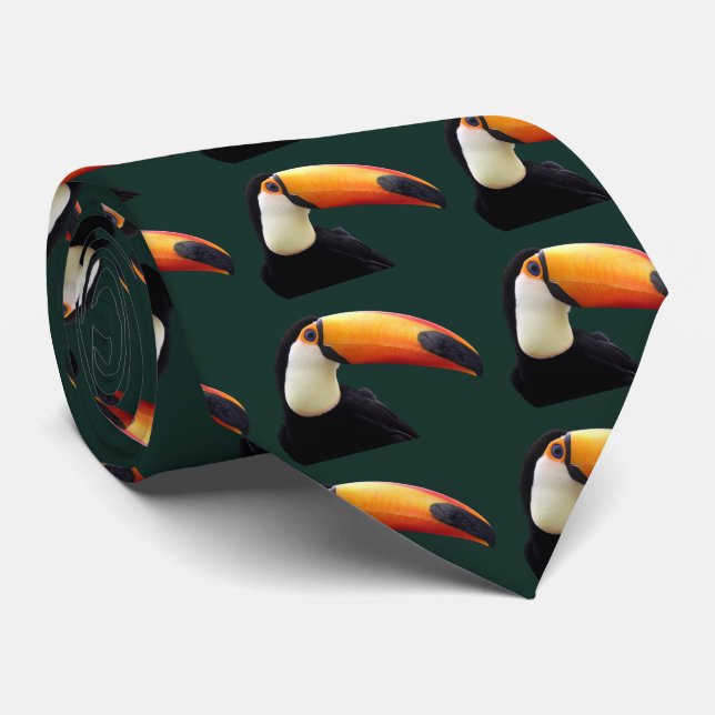 Toco Toucan Krawatte (Gerollt)