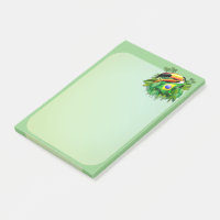 Toco Toucan mit brasilianischer Flagge
