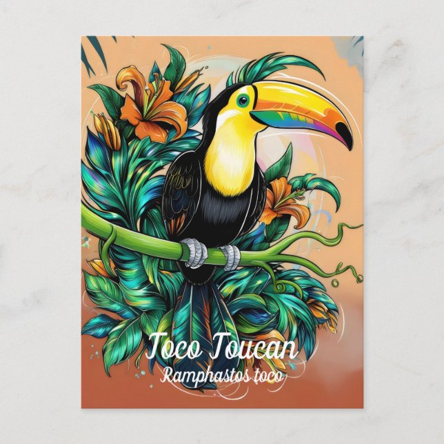 Toco Toucan Postkarte (Vorderseite)