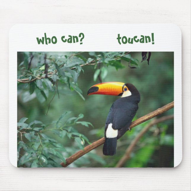 Toco Toucan, wer kann?        toucan! Mousepad (Vorne)
