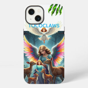 TOCOCLAWS Schutzengel & Waldhirsche Fantasy iPhone Hülle