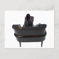 Tod an einem Service-Empfang-Schreibtisch mit Comp