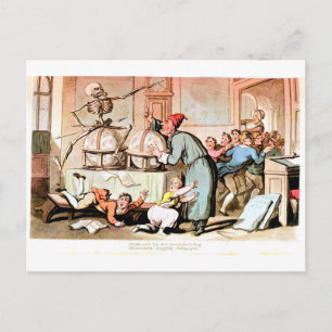 Tod auf der globalen Postkarte