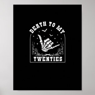 Tod bis meine Zwanziger - Whimsigoth 30. Geburtsta Poster